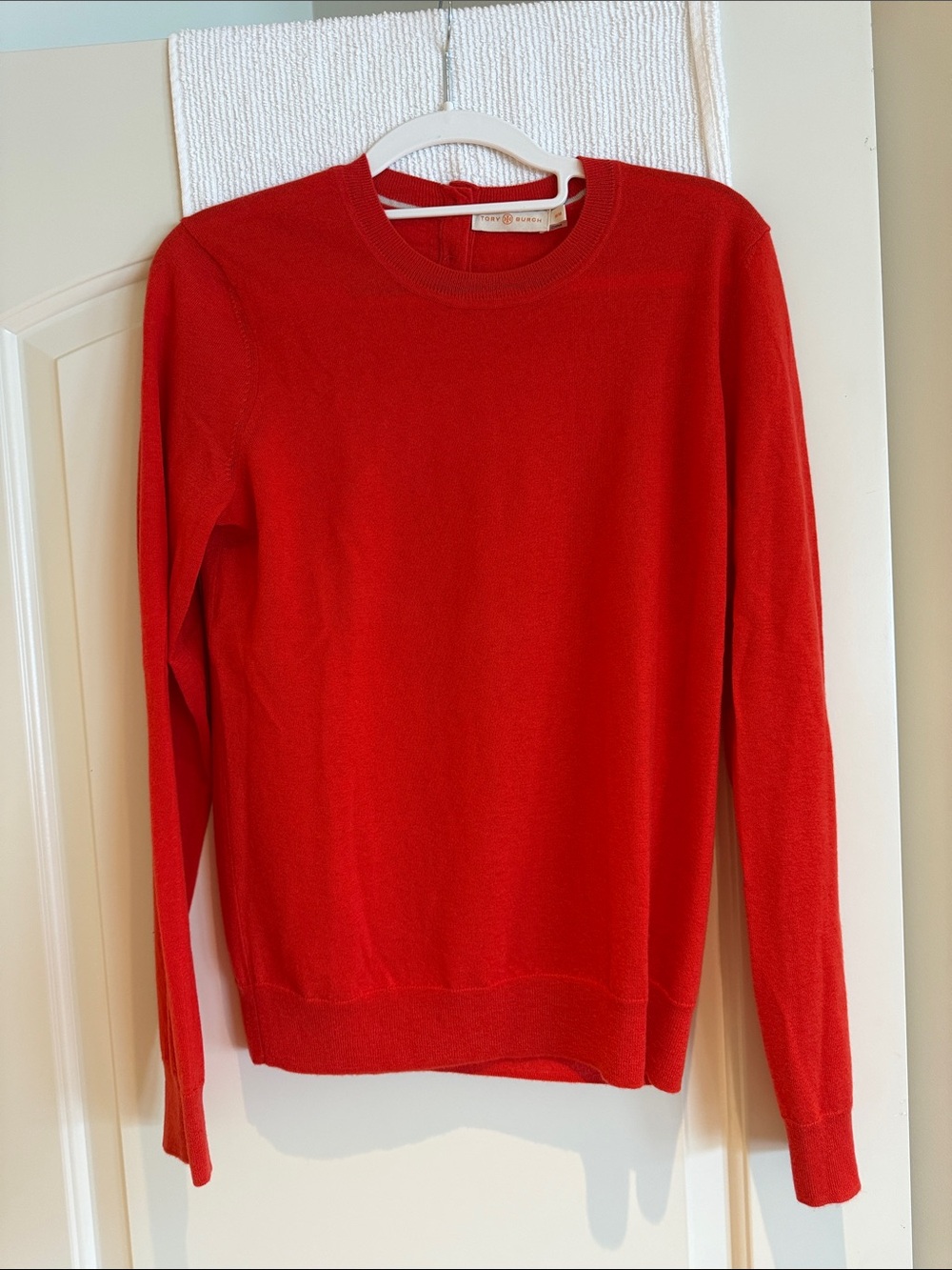 Tory Burch Red Long sleeve crewneck